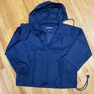 MEN’S LA LOVING PACKABLE WINDBREAKER WITH CARRY BELT LOOPS NAVY BLUE